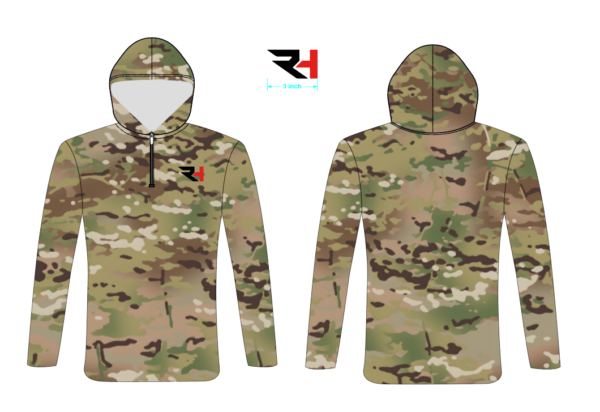 RealHunters Hooded Long Sleeve Shirt with 1/4 Zipper - Summary